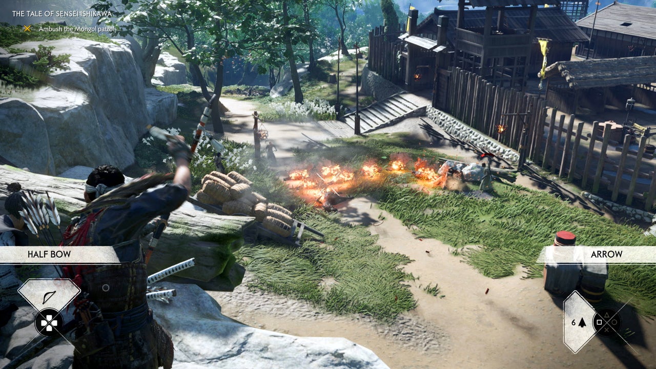 Ghost of Tsushima — прохождение квеста История Сэнсэя Исикавы