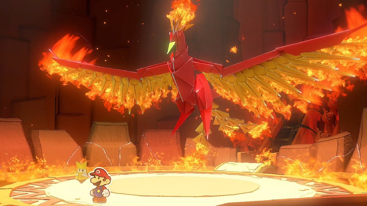 Paper Mario: The Origami King — как победить Огненного Веллюменталя