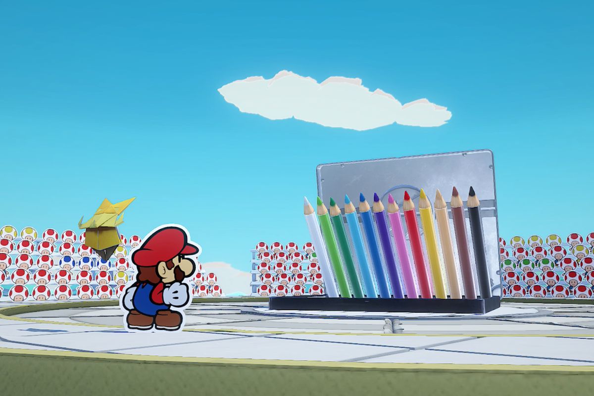 Paper Mario: The Origami King — как победить Цветные карандаши