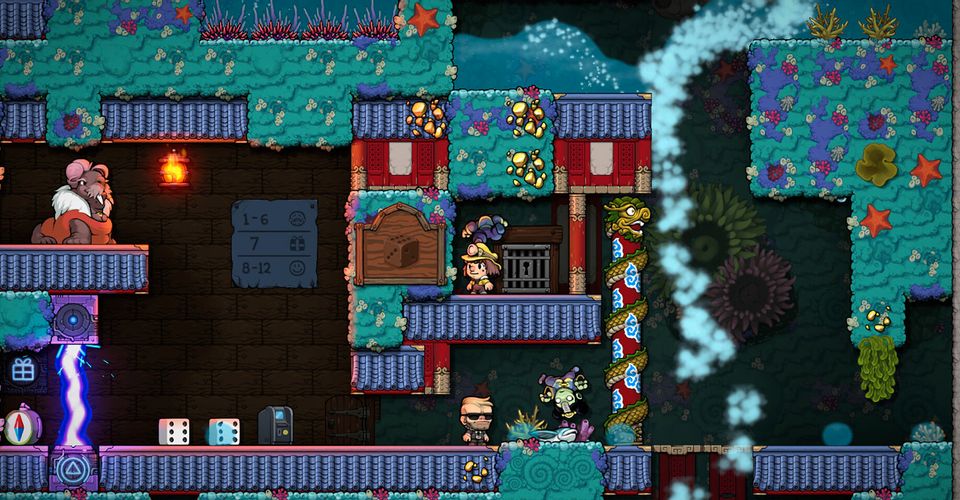 Spelunky 2 — сколько уровней в игре