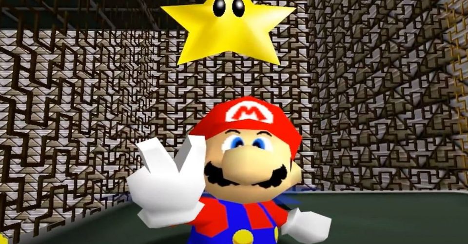 Super Mario 64 — где найти синий переключатель