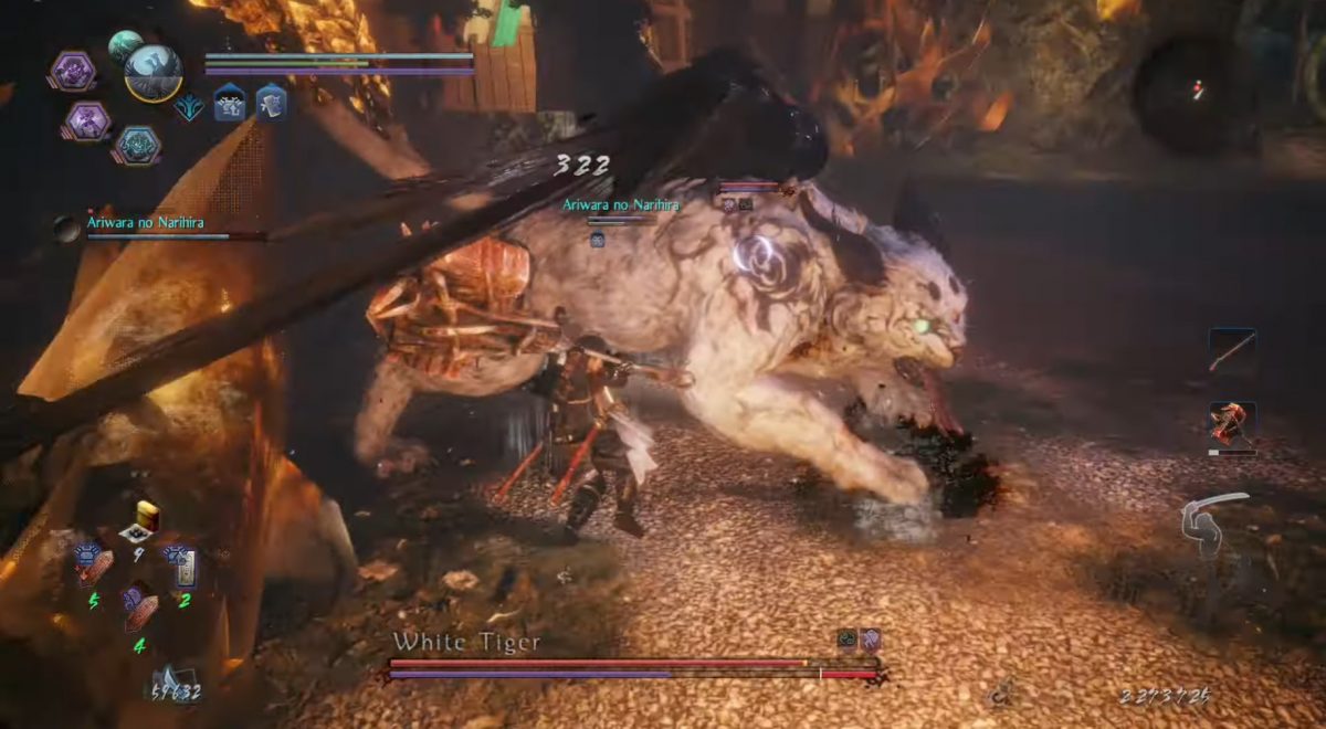 Nioh 2: Darkness in the Capital — гайд по боссу «Белый тигр»