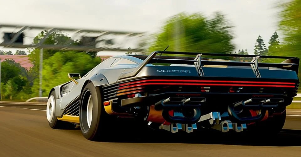 Как получить автомобиль Quadra Turbo-R V-Tech в Forza Horizon 4