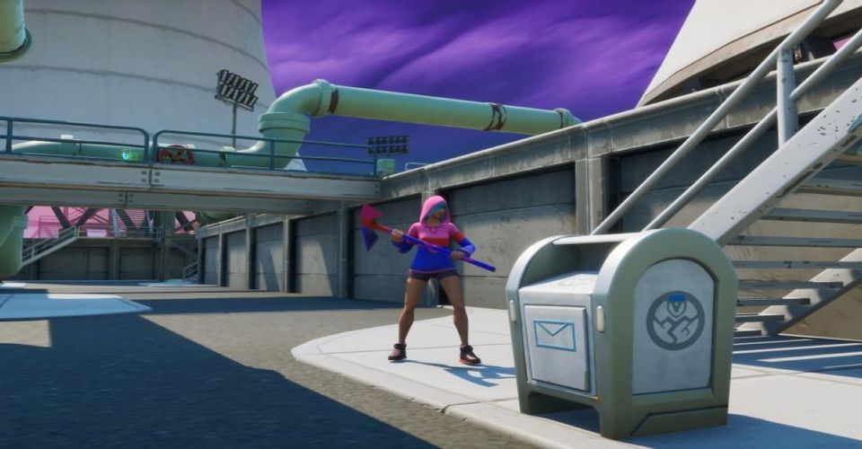 Fortnite — где можно уничтожать почтовые ящики