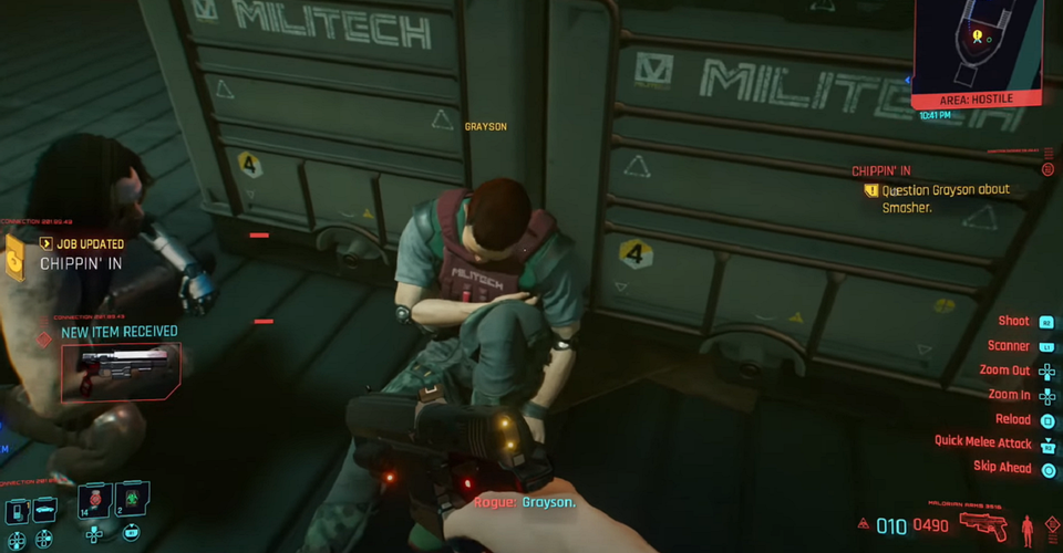 Cyberpunk 2077 — как получить пистолет Джонни «The Malorian Arms 3516»