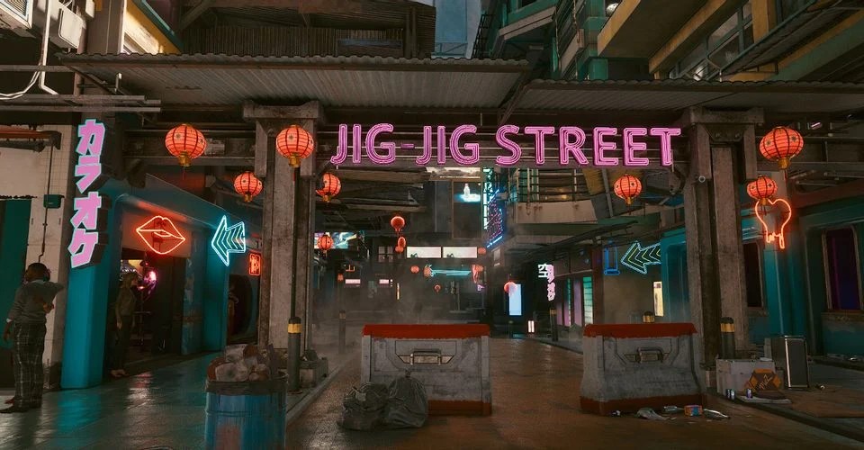 Как расспросить окружающих о XBD на улице Джиг-Джиг в Cyberpunk 2077