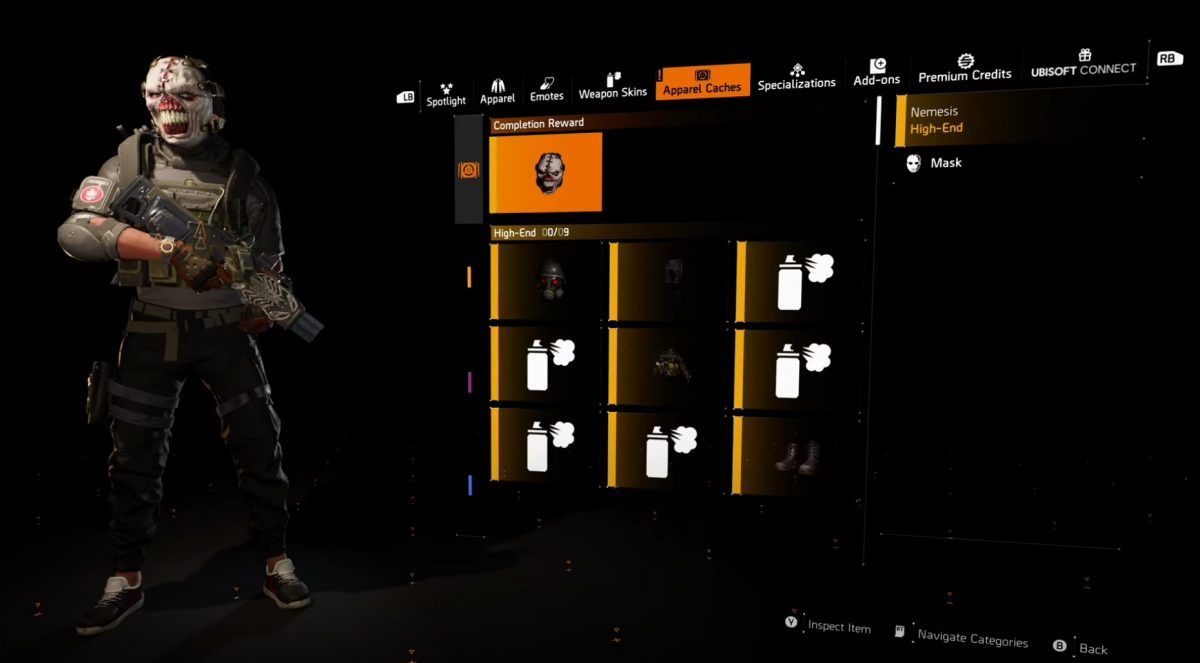Как получить маску Немезиса из Resident Evil в The Division 2