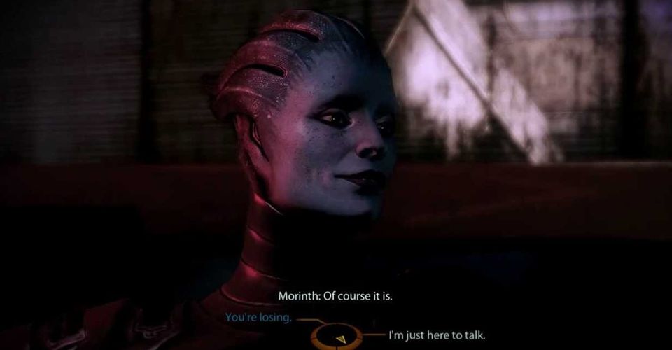 Как привлечь внимание Моринт в Mass Effect 2