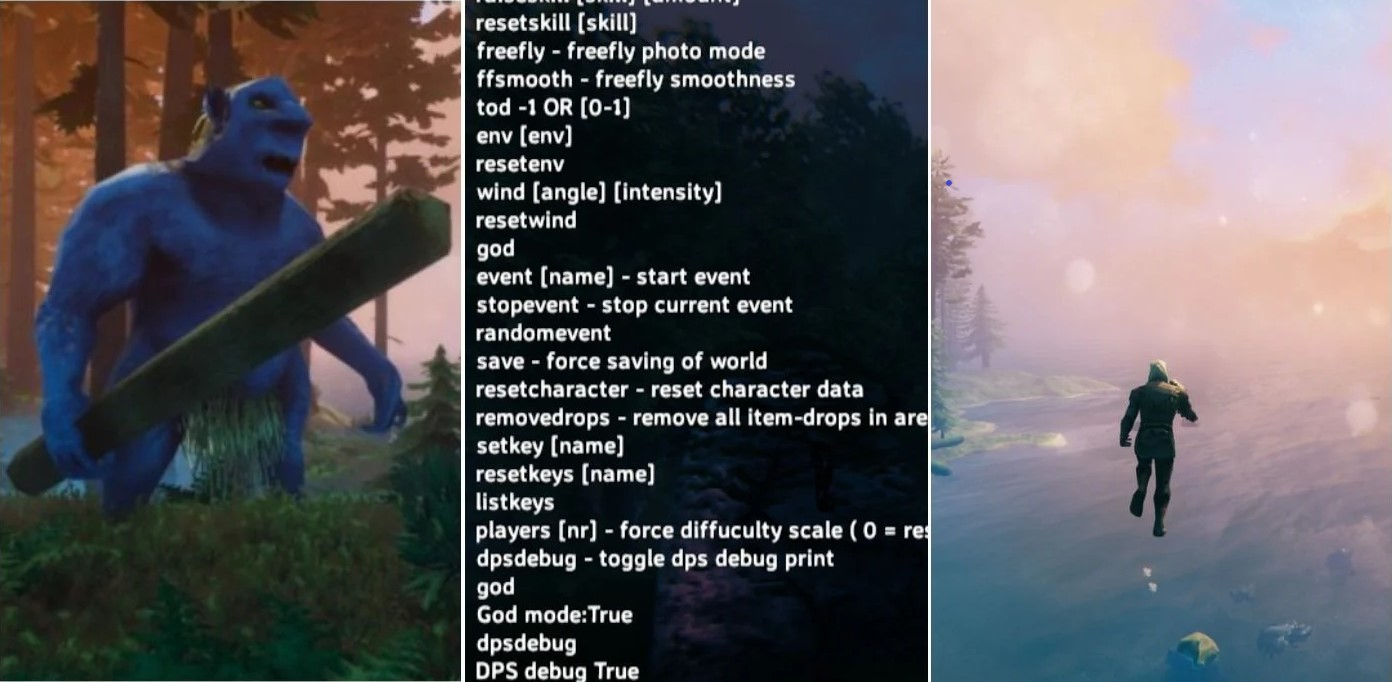 Все консольные команды в Valheim