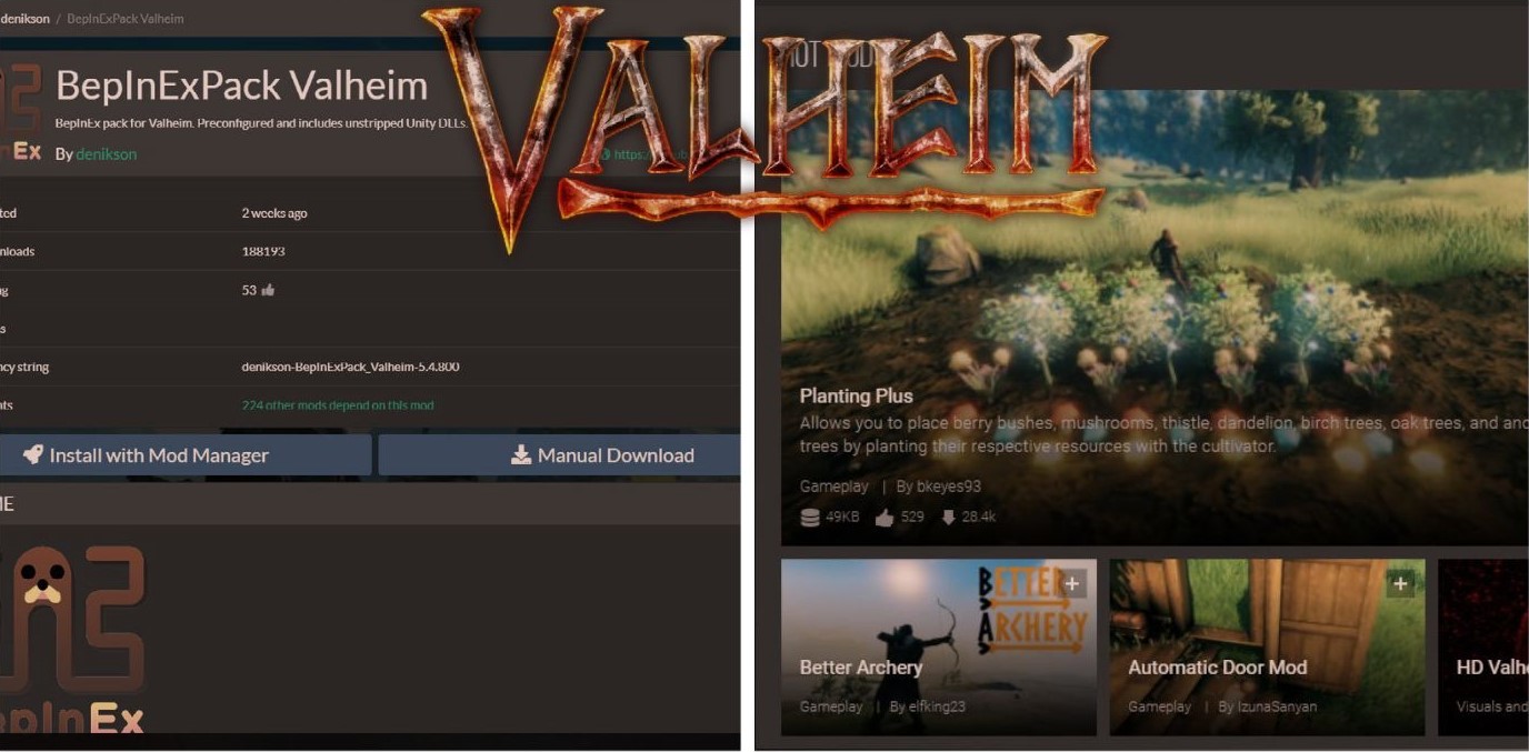 Как устанавливать моды в Valheim