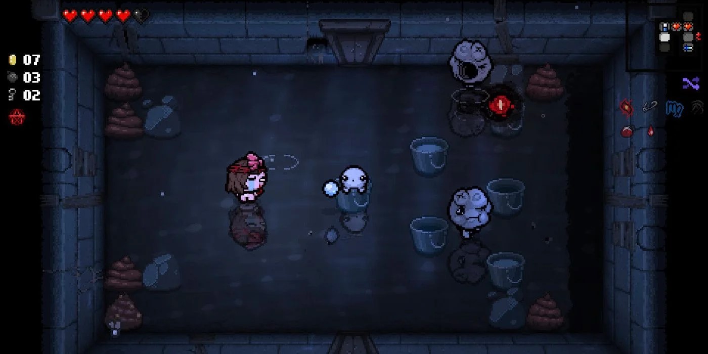 Как открыть странную дверь и получить красный ключ в The Binding of Isaac: Repentance
