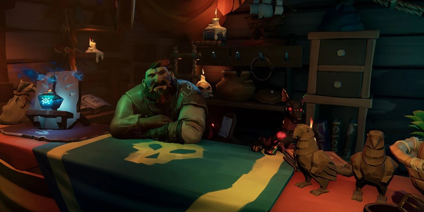 Где находится пиратский магазин в Sea of Thieves