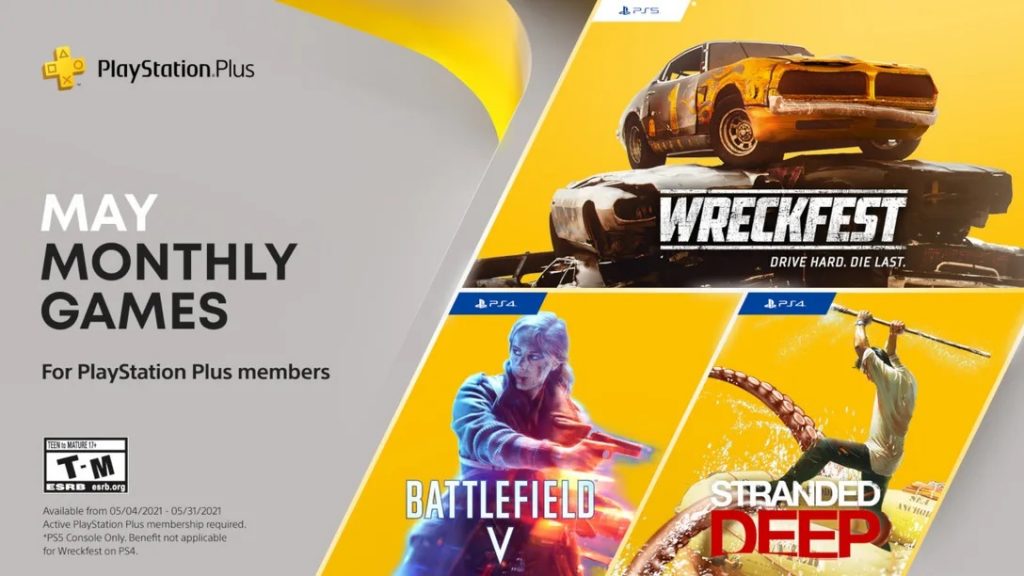 Бесплатные игры в PlayStation Plus в мае 2021 года