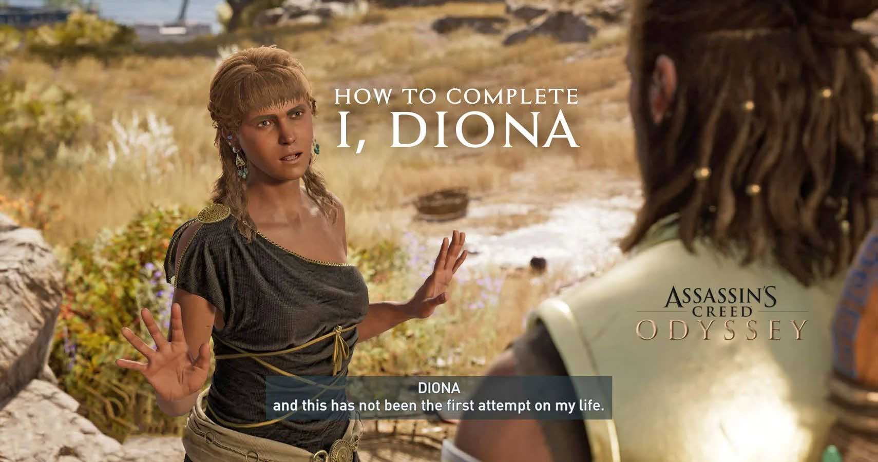 Как завершить квест «Я, Диона» в Assassin’s Creed: Odyssey