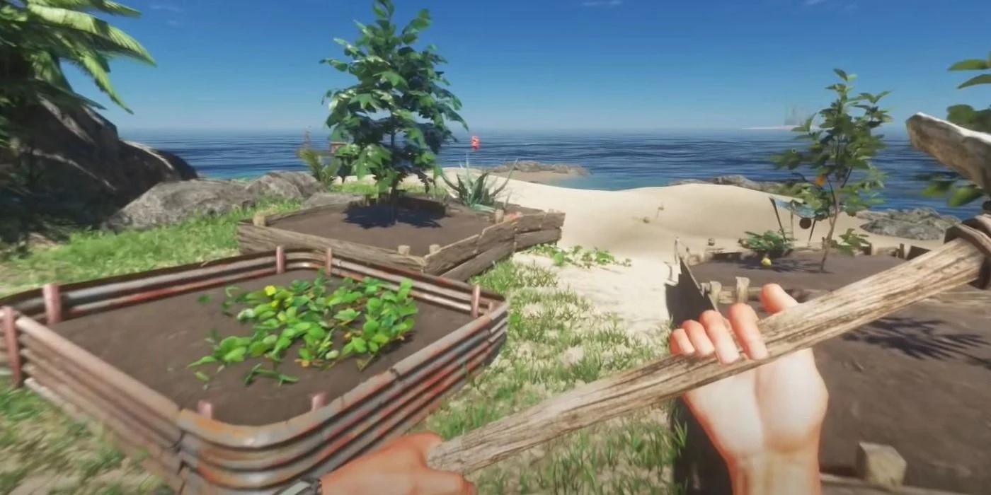 Как построить участок фермы в Stranded Deep