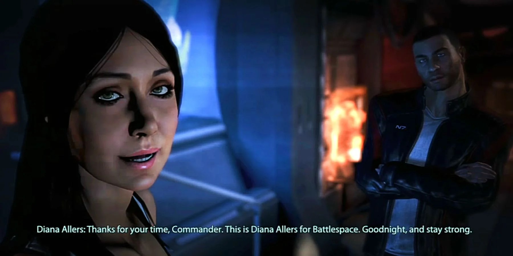 Как начать роман с Дианой Аллерс в Mass Effect 3