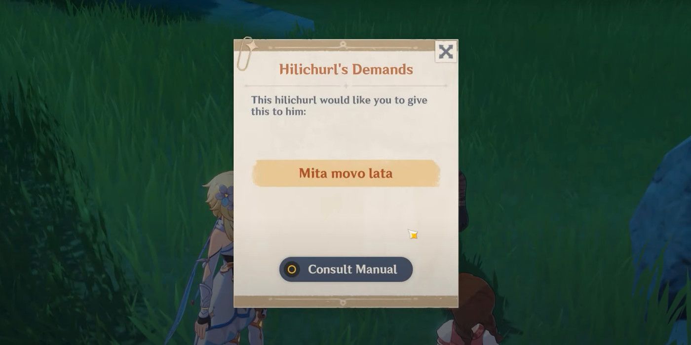 Что такое «Mita Movo Lata» в Genshin Impact: чего хочет хиличурл
