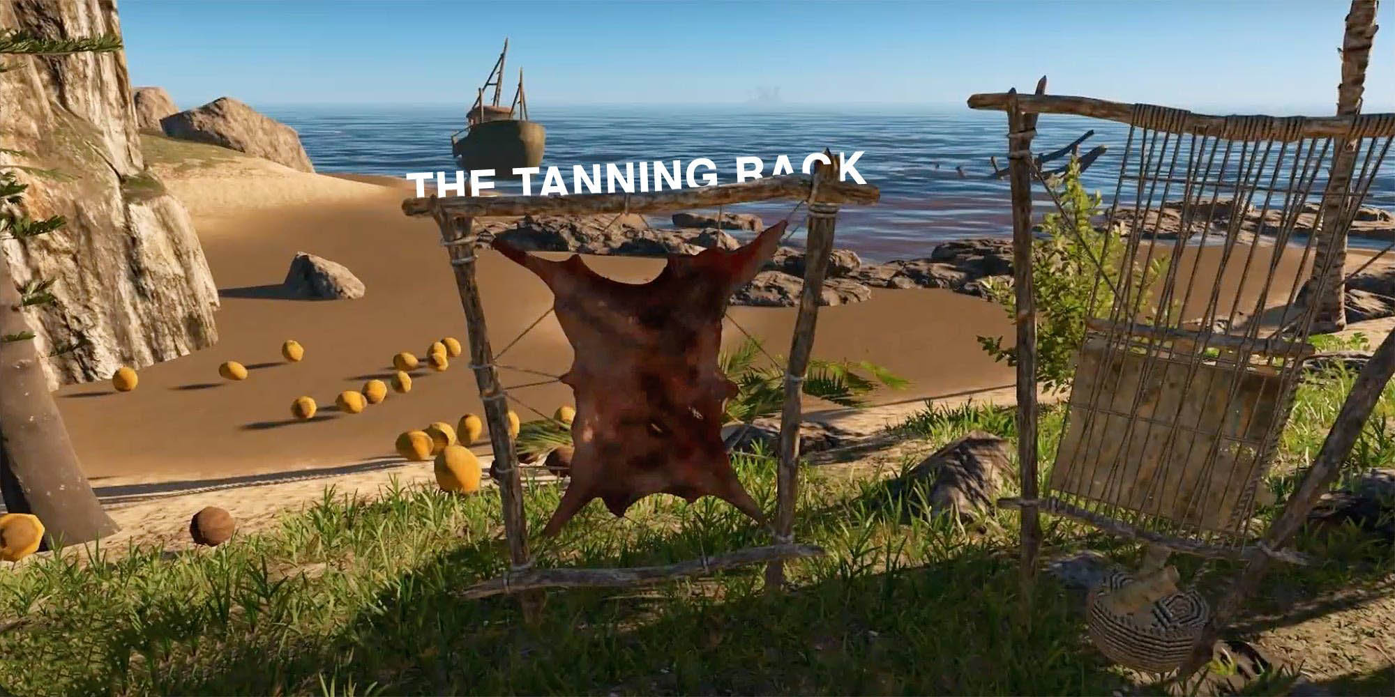 Как использовать Кожевенный стеллаж в Stranded Deep
