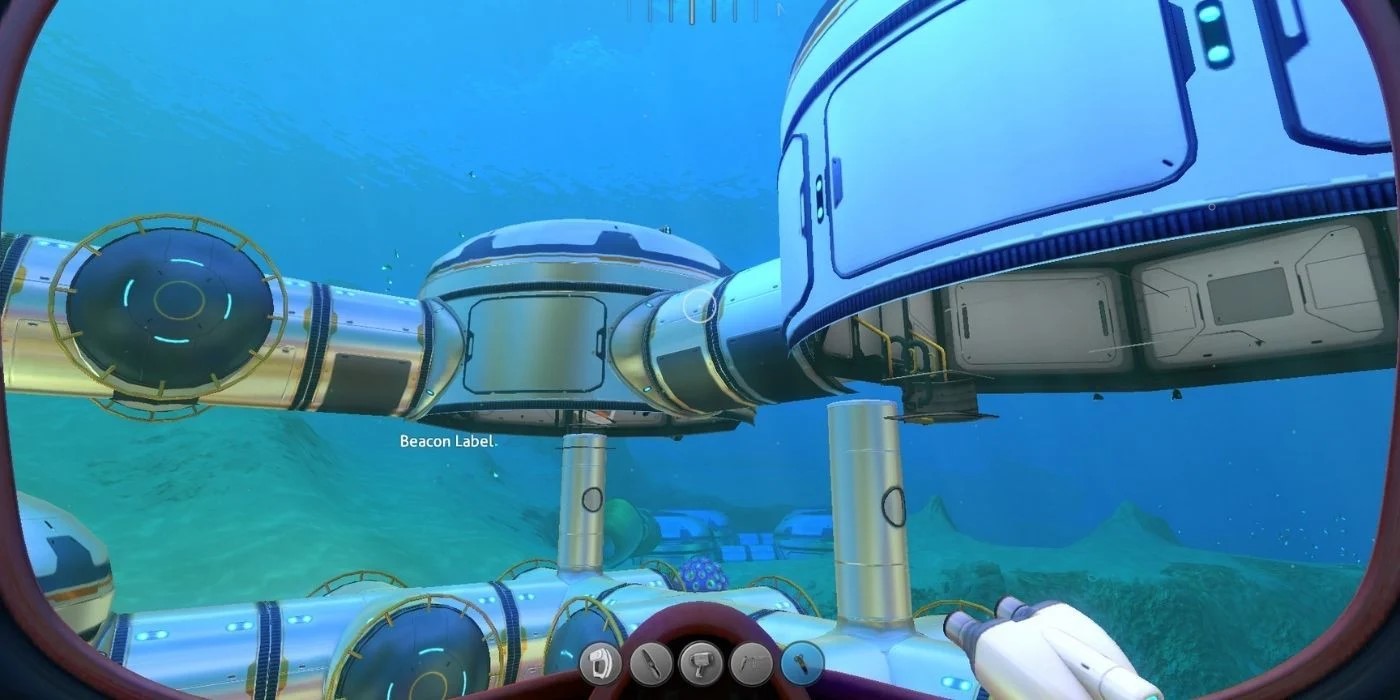 Как пользоваться вертикальным соединителем в Subnautica: Below Zero