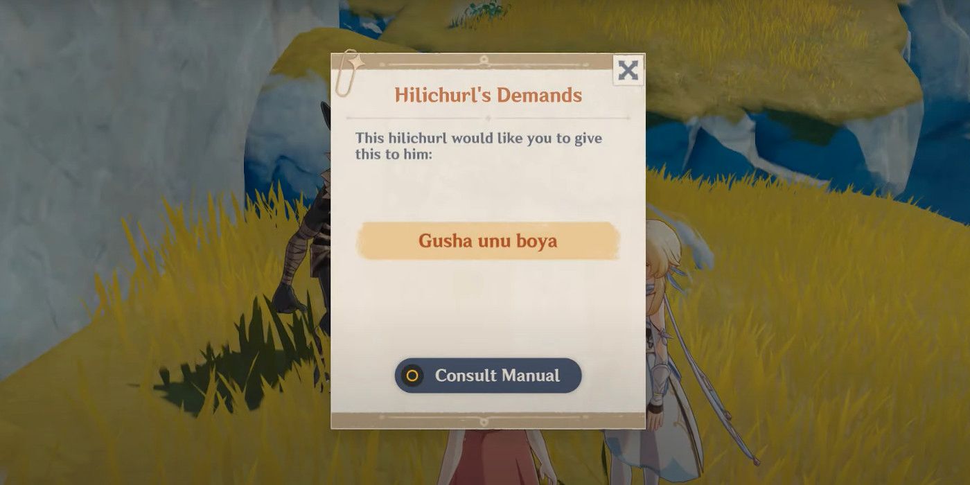Что такое «Gusha Unu Boya» в Genshin Impact: чего хочет хиличурл Что такое «Gusha Unu Boya» в Genshin Impact: чего хочет хиличурл
