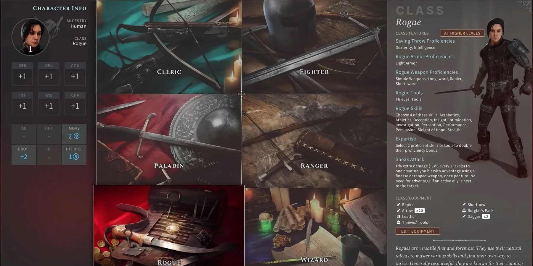 Гайд по классу «Мошенник» в Solasta: Crown of the Magister: билды