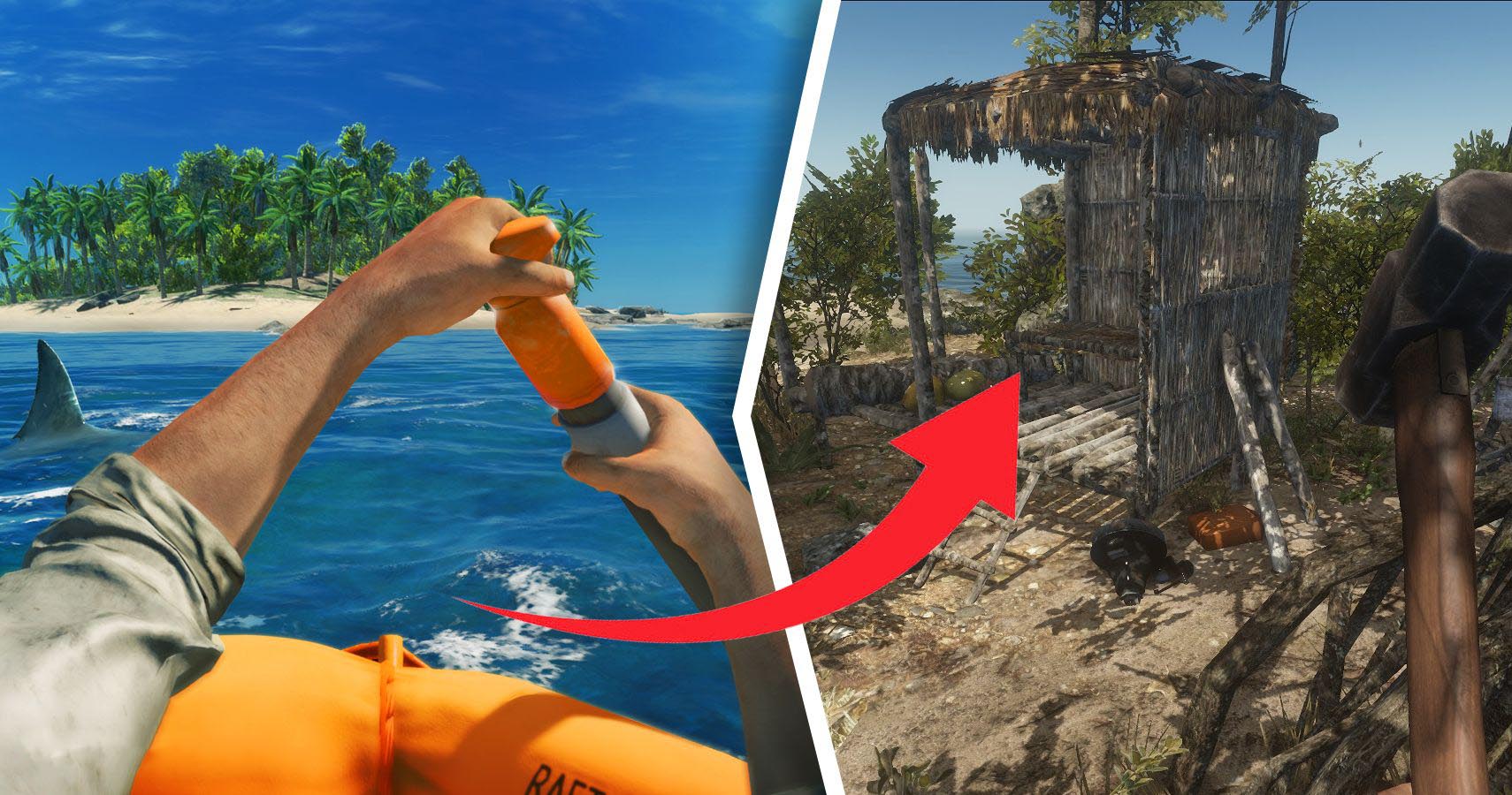 Как построить дом в Stranded Deep