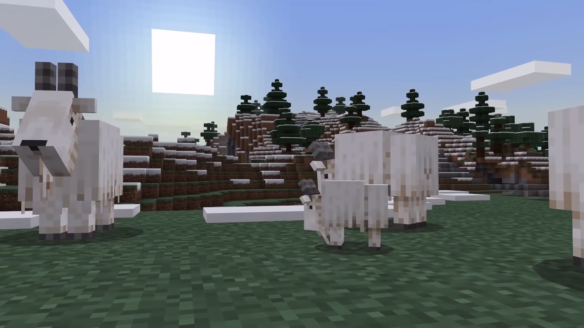 Как приручить и разводить Коз в Minecraft