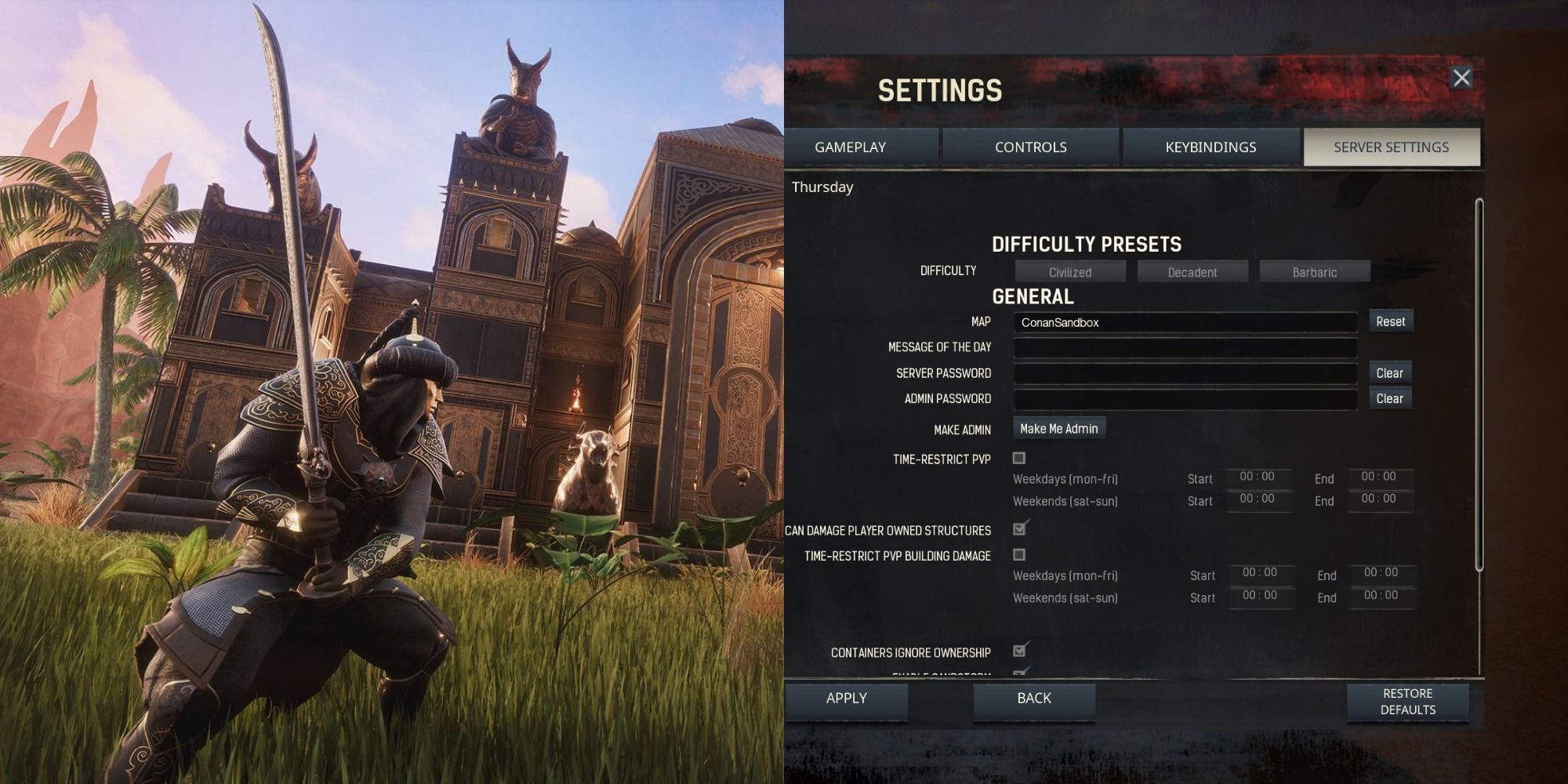 Conan Exiles — консольные команды
