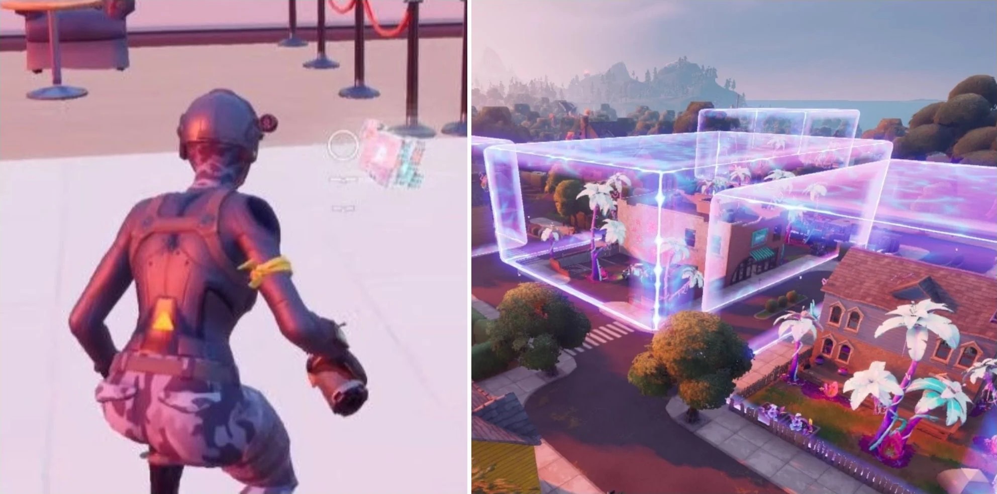 Все области с пониженной гравитацией в Fortnite