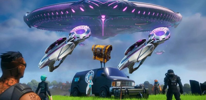 Как запустить туалеты с помощью гравихвата в Fortnite