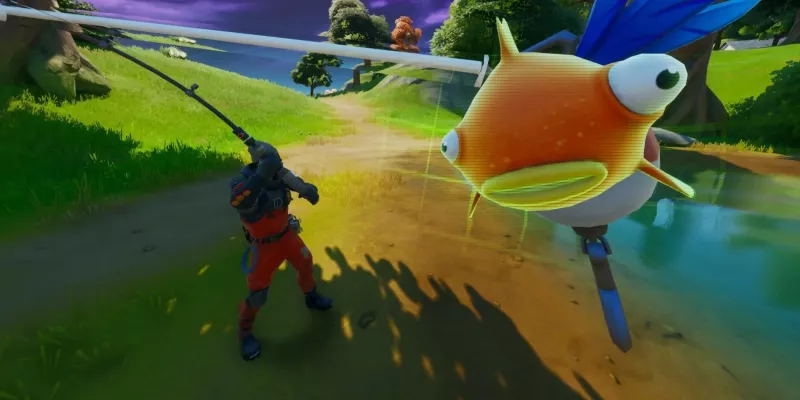 Как поймать оружие во время рыбалки в Fortnite: испытание 10 недели