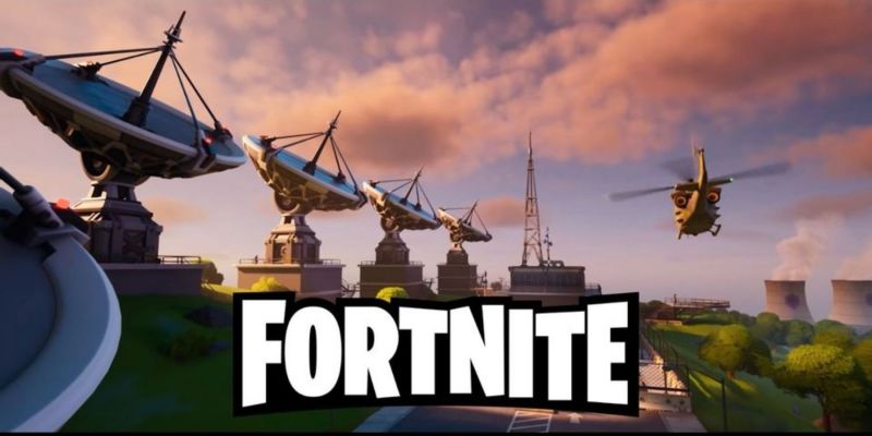 Взаимодействуйте с оборудованием на любой из баз ОП с радарной антенной в Fortnite