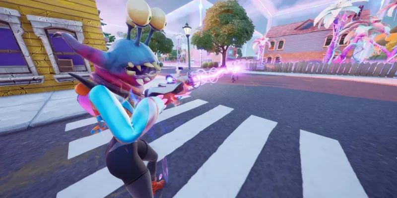 Как нанести противникам урон из инопланетного оружия в Fortnite