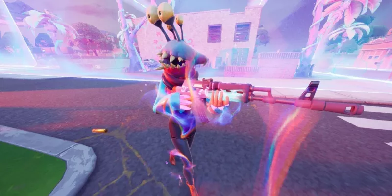 Как нанести урон с прицепившемся инопланетным паразитом в Fortnite