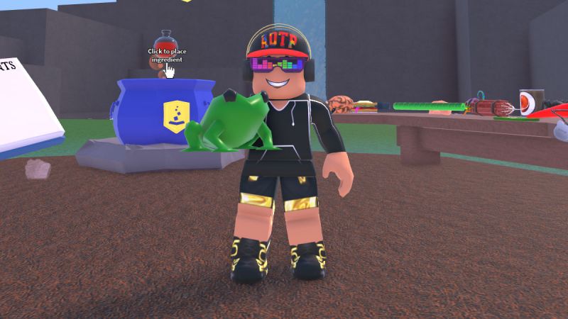Как получить лягушку в Roblox: Wacky Wizards