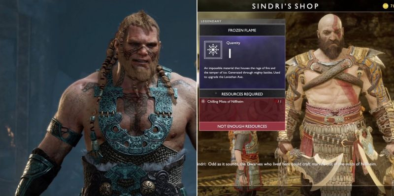 Замерзшее пламя в God of War: как найти