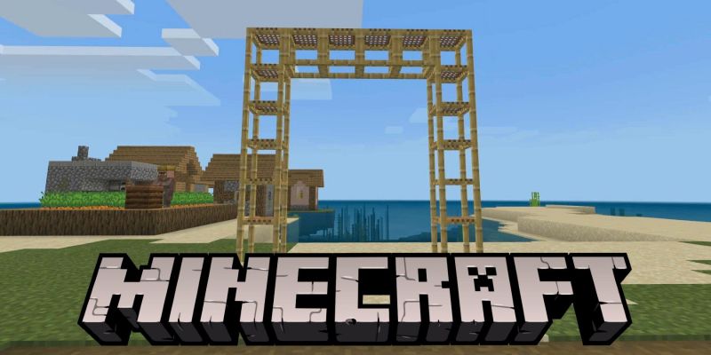 Как сделать строительные леса в Minecraft