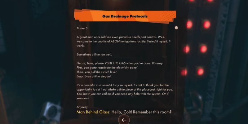 Как сбежать из газовой камеры в Лодочном домике в Deathloop: Человек за стеклом Как сбежать из газовой камеры в Лодочном домике в Deathloop: Человек за стеклом