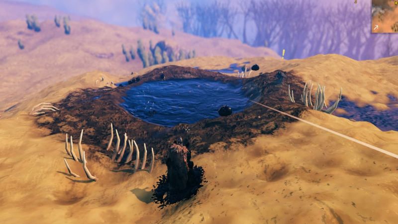 Ямы с дёгтем в Valheim: где найти