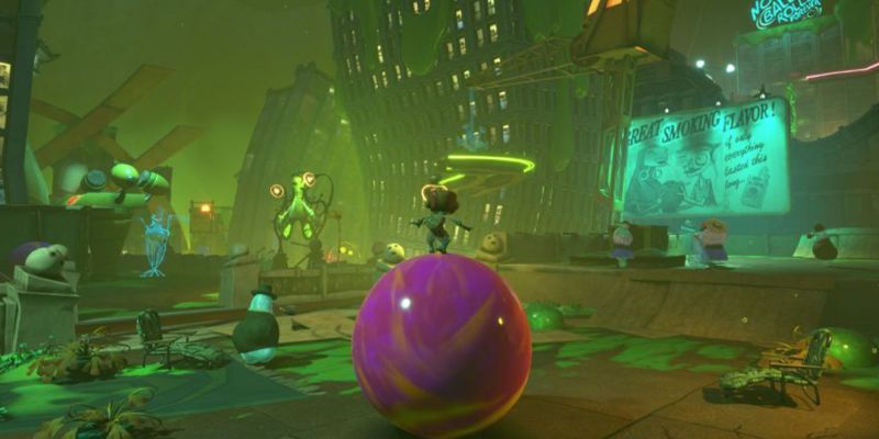 Как получить белые и фиолетовые левитационные шары в Psychonauts 2