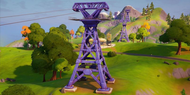 Где найти зиплайны 8 сезоне Fortnite