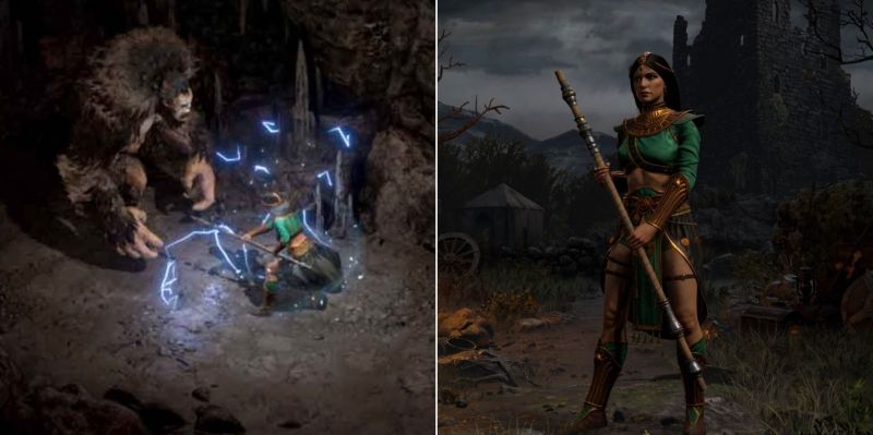Лучший билд на Волшебницу - молнию в Diablo 2: Resurrected
