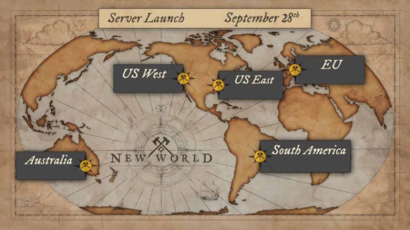 Как поменять сервер в New World: перенос сервера