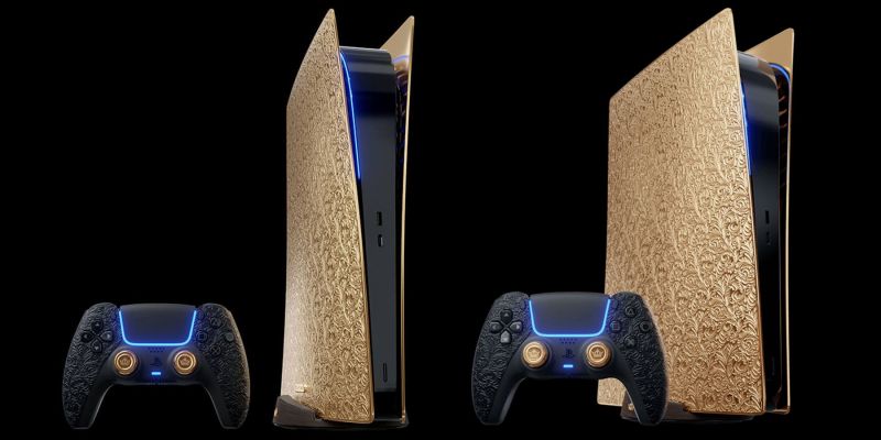 Золотая консоль PlayStation 5 стоимостью в 22.900.000 рублей
