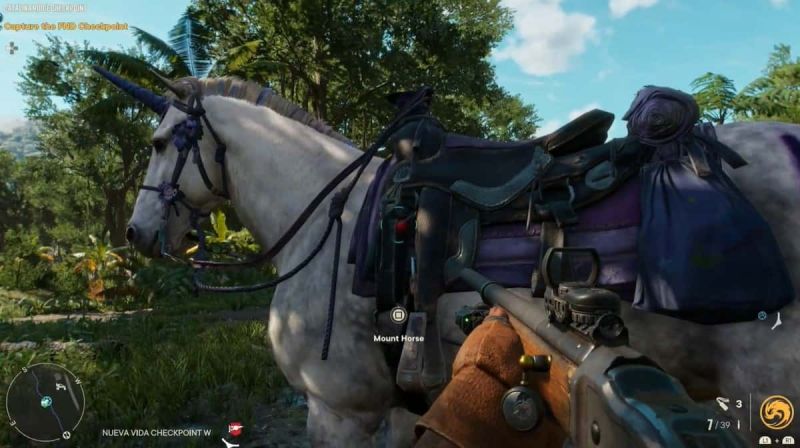 Где найти лошадь «Эль Единорог» в Far Cry 6