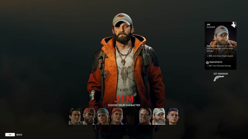 Как играть за Джима в Back 4 Blood
