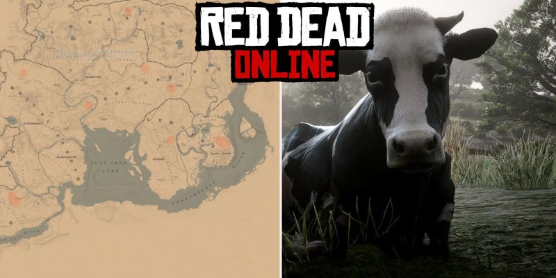 Корова в Red Dead Online: где найти