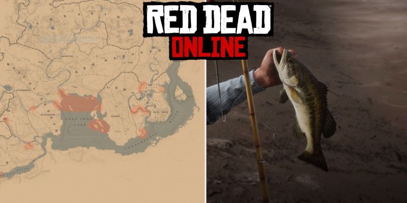 Большеротый окунь в Red Dead Online: где ловить