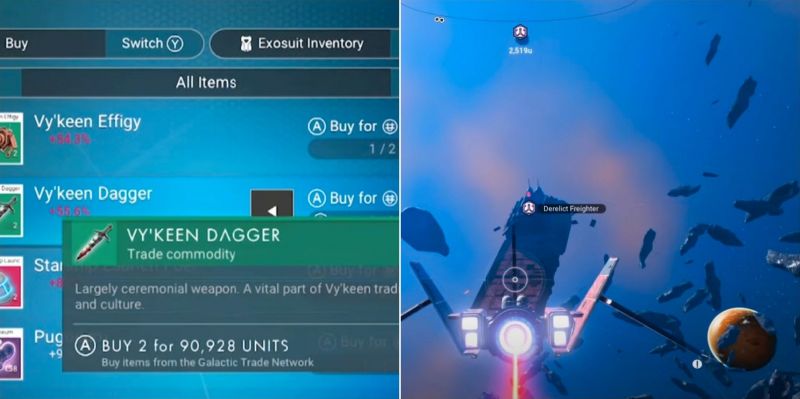 Вай’кинский кинжал в No Man’s Sky: где найти