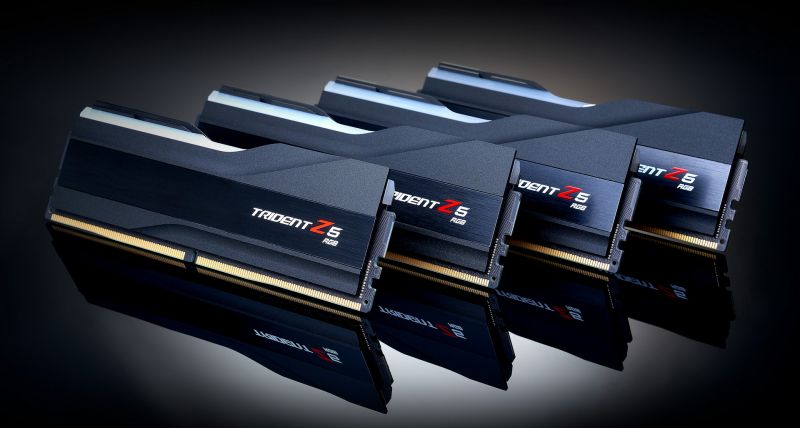 G.SKILL представили самые быстрые комплекты памяти DDR5-6600 CL36 Trident Z5